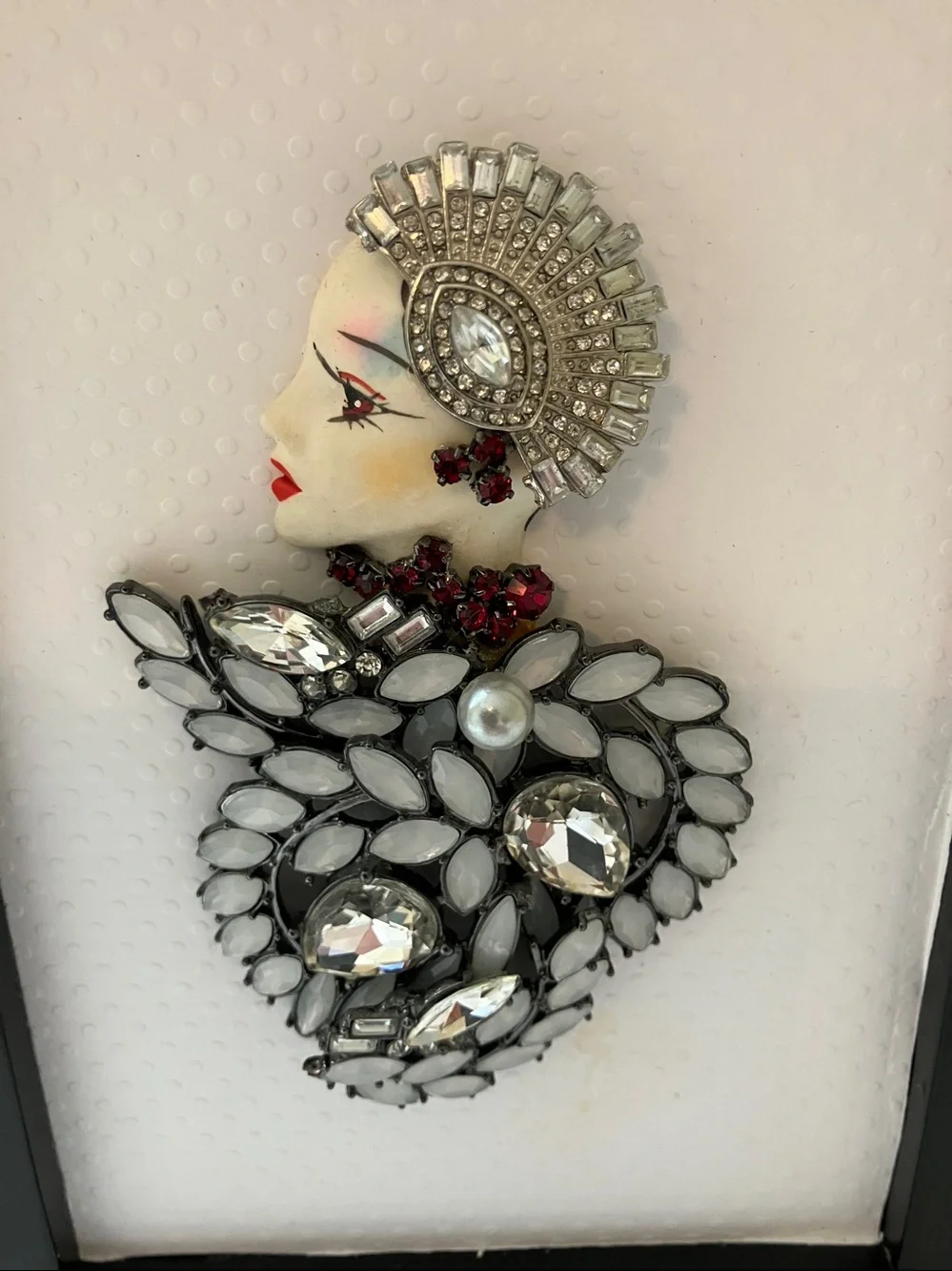 Elegant Bejeweled Woman Wall Art
